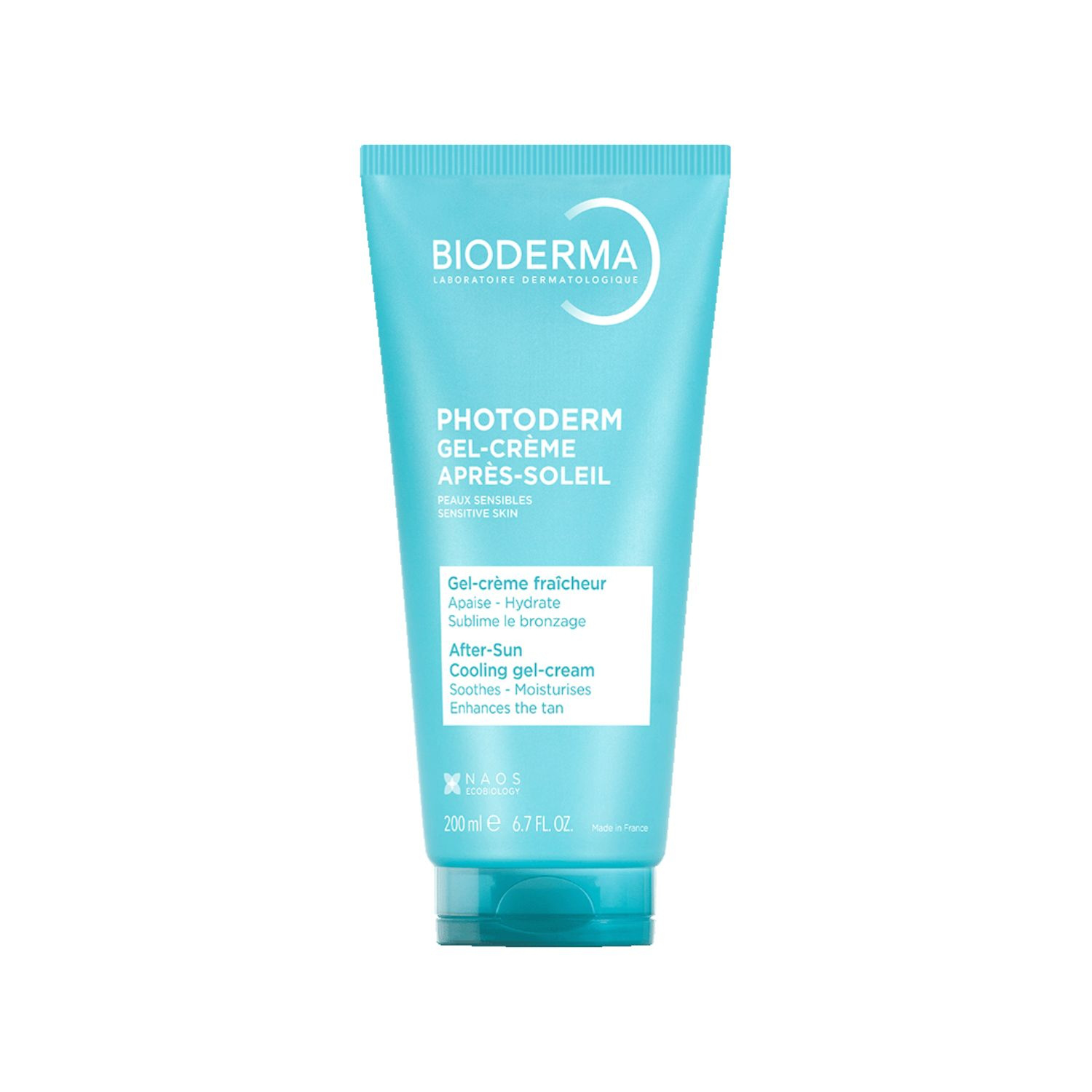 Gel crème Après Soleil Sublime Le Bronzage Hydrate Et Apaise La Peaux Sensibles Fraîcheur Cooling Photoderm Gel crème Bioderma Le Flacon De 500ml