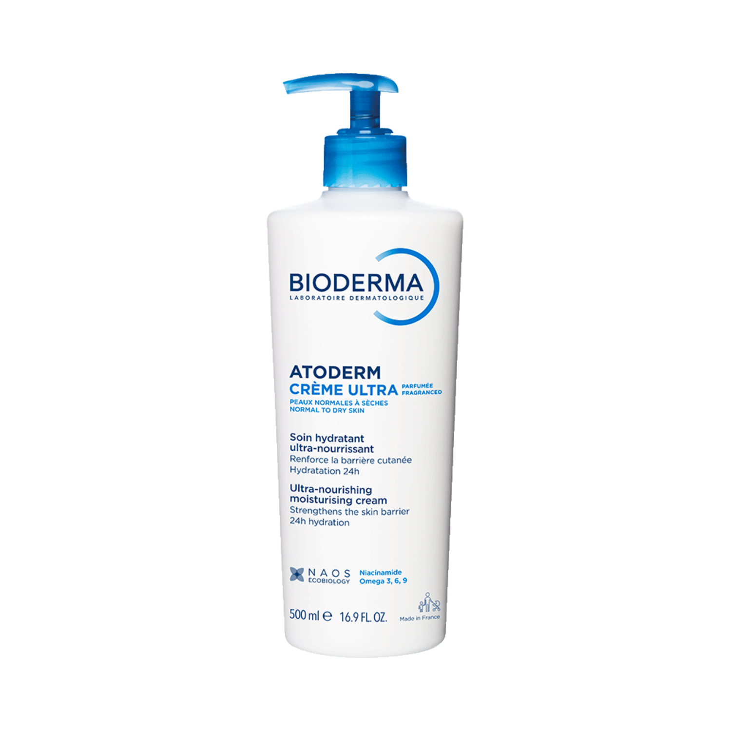 Crème Corps Hydratante Ultra nourrissante Atoderm Bioderma La Pompe De 500ml - vue 5