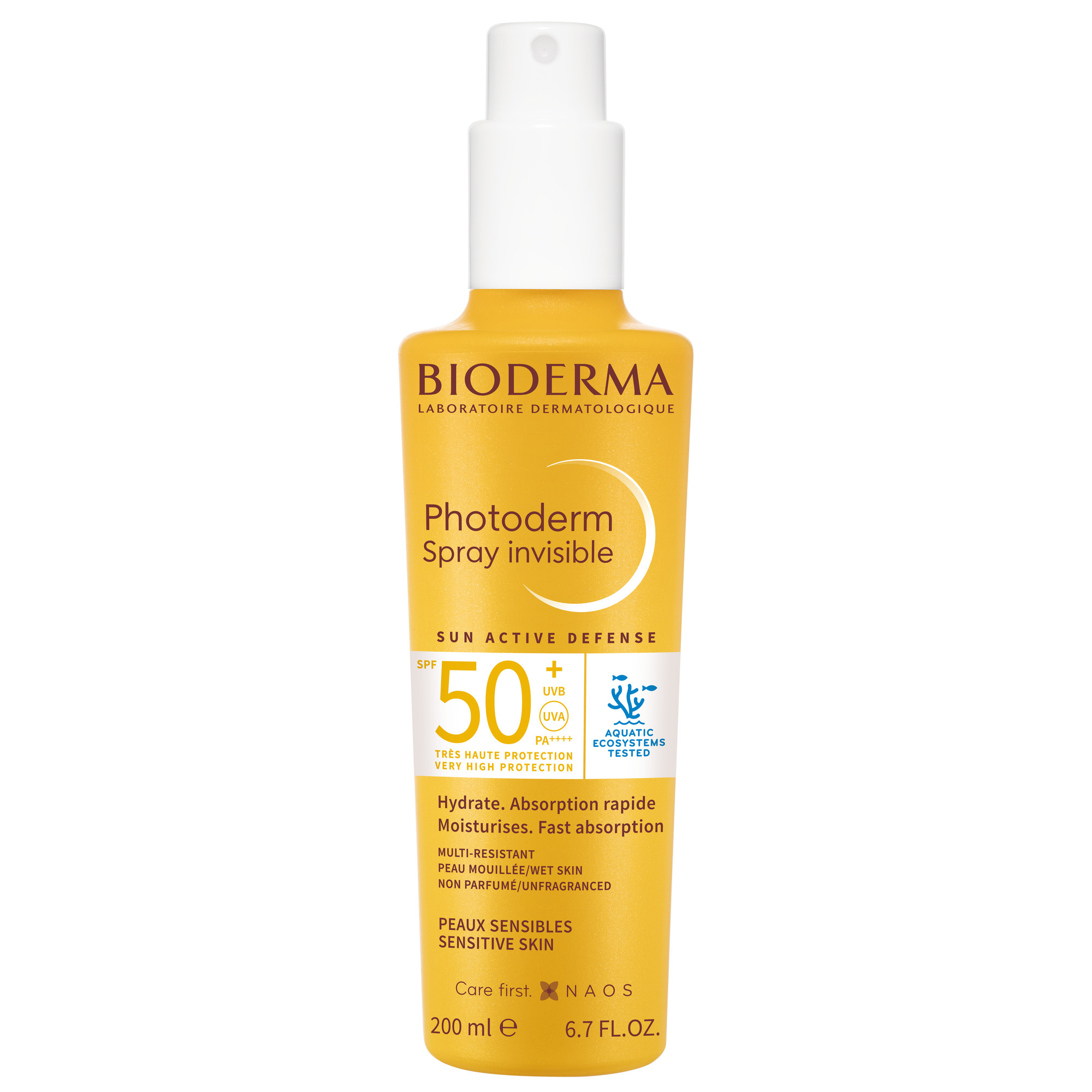 Spray Solaire Invisible Spf50+ Photoderm Bioderma Le Spray De 200ml - vue 1