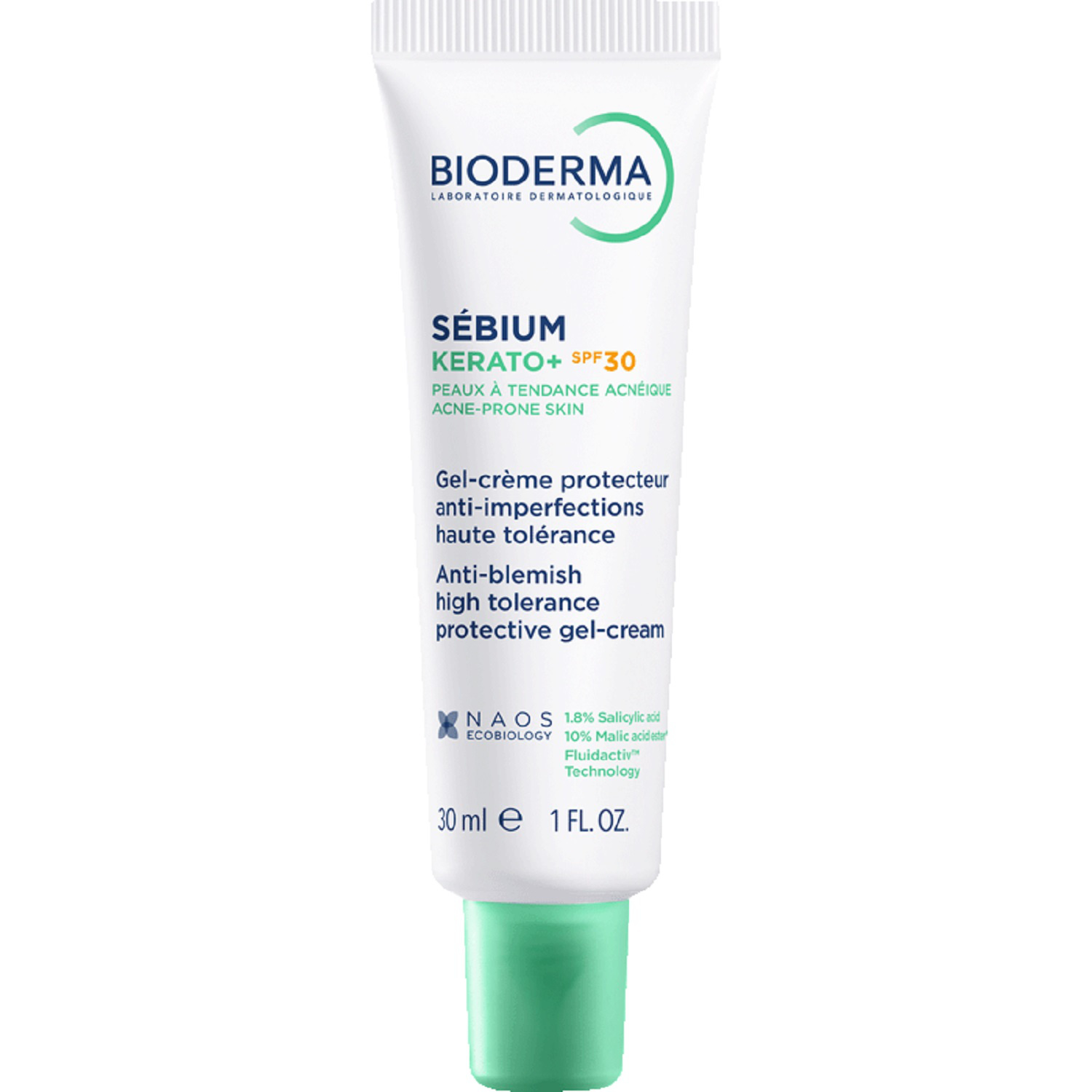 Bioderma Sébium kerato+ SPF30 Gel-crème protecteur anti-imperfections haute tolérance 30ml