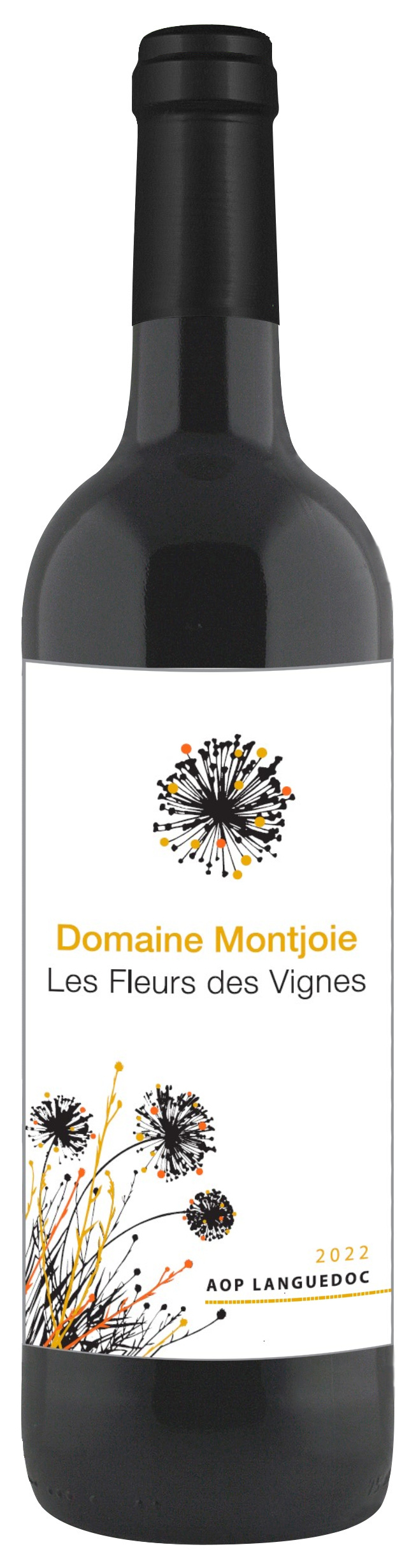 Domaine Montjoie Le Fleurs des Vignes, 2022 - Languedoc AOP - Rouge - 75 cl