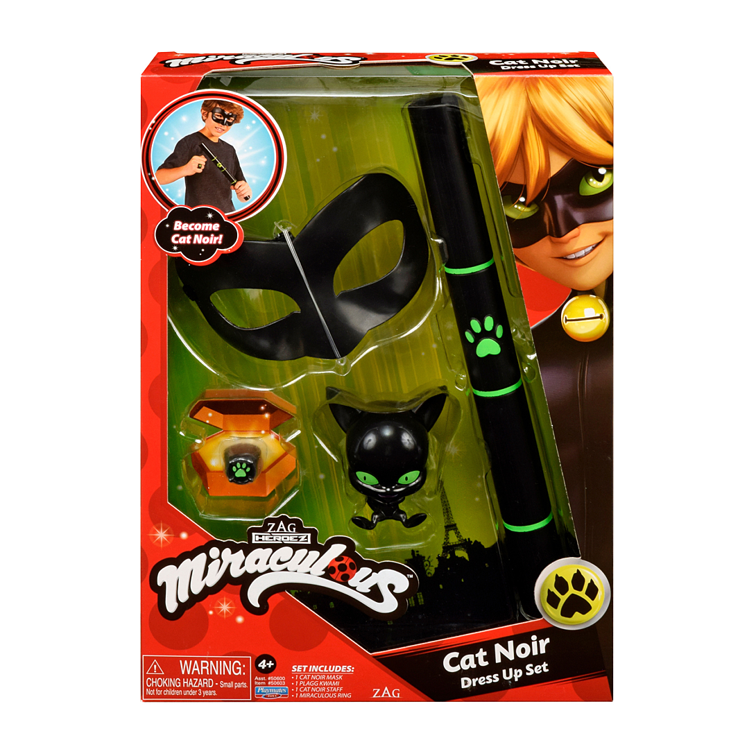 Bandai Miraculous Set de transformation Déguisement Chat Accessoires de super héros Miraculous Déguisement enfant Chat Accessoires Jouet Enfant et + P50603