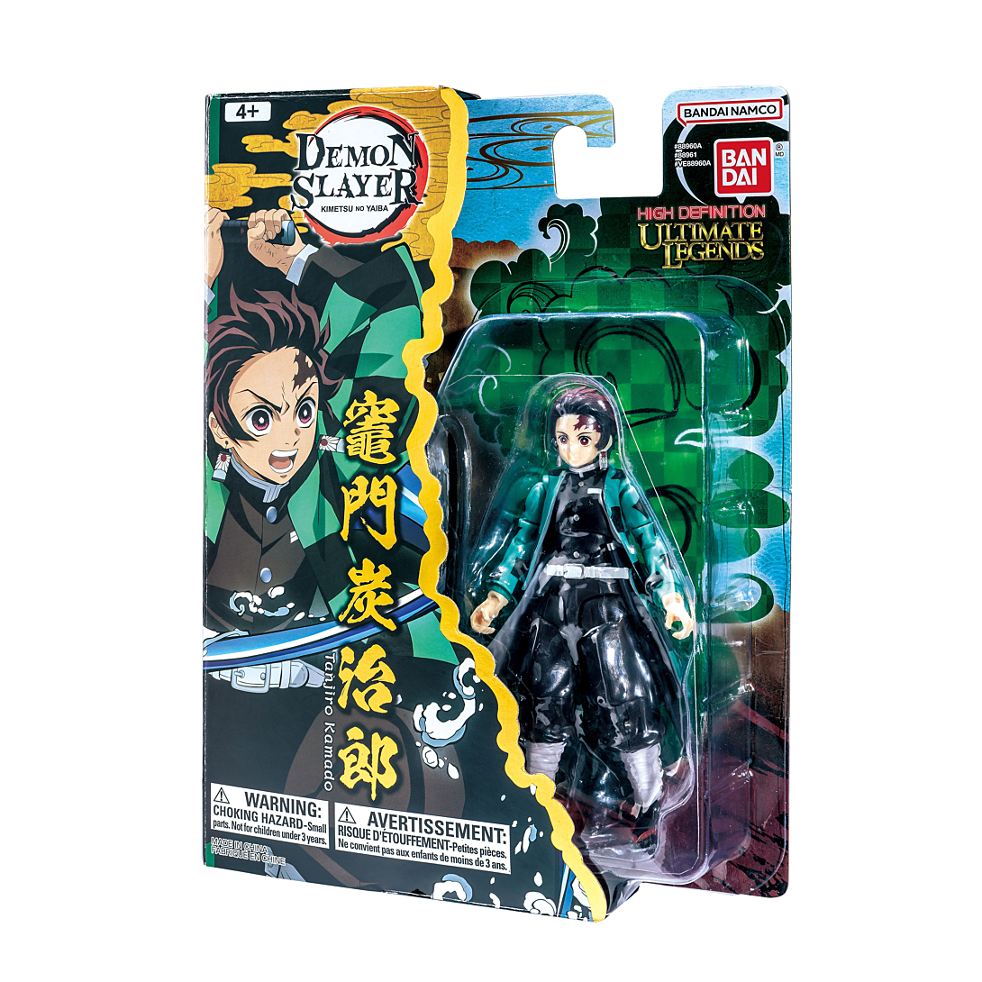Bandai - Ultimate Legends HD - Figurine d'action Demon Slayer 12 cm - Tanjiro Kamado - Licence Officielle Demon Slayer - Figurine articulée Tanjiro -
