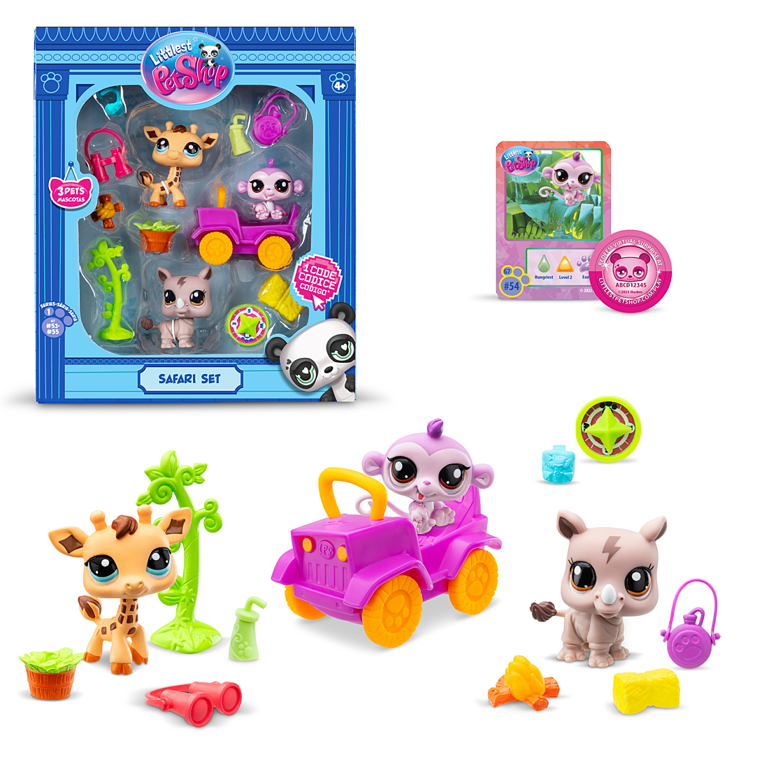 Lot Littlest Pet Shop Pack Safari et un Single Pet offert - vue 8
