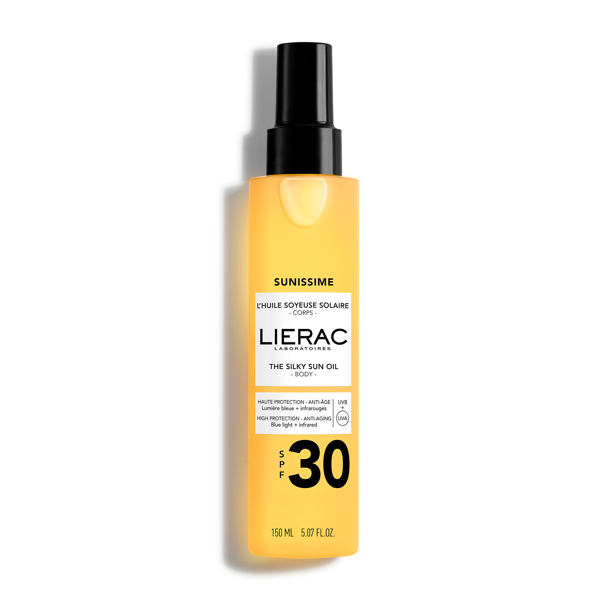 Protection Solaire 'huile Soyeuse Solaire Spf30 Lierac Le Flacon De 150ml