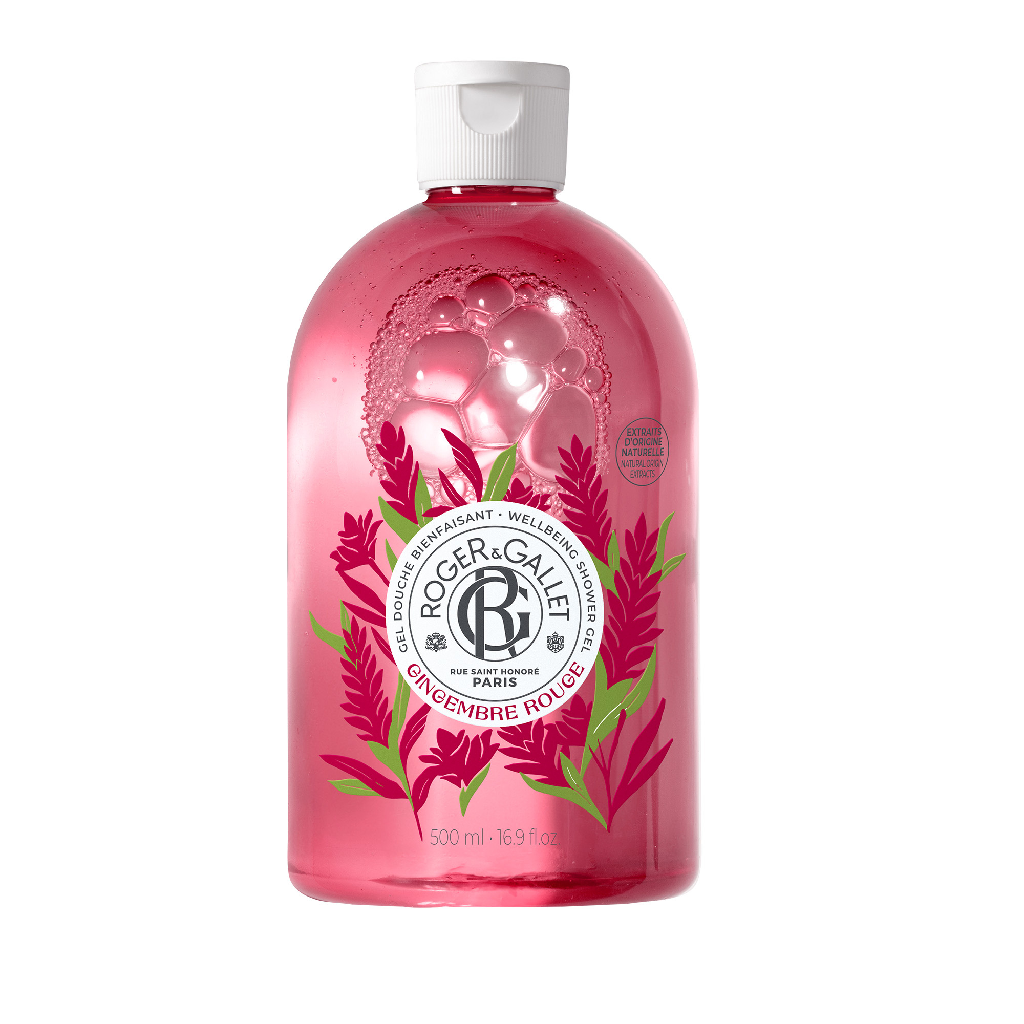 Roger & Gallet Gingembre Gel Douche Bienfaisant 500ml