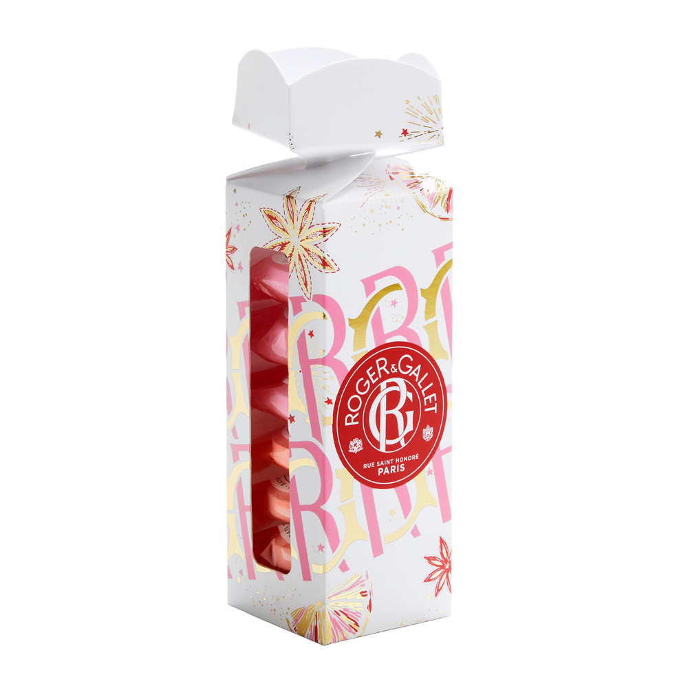 Fleur de figuier & Rose Coffret Crackers Galets de Bain Relaxants 6x25g