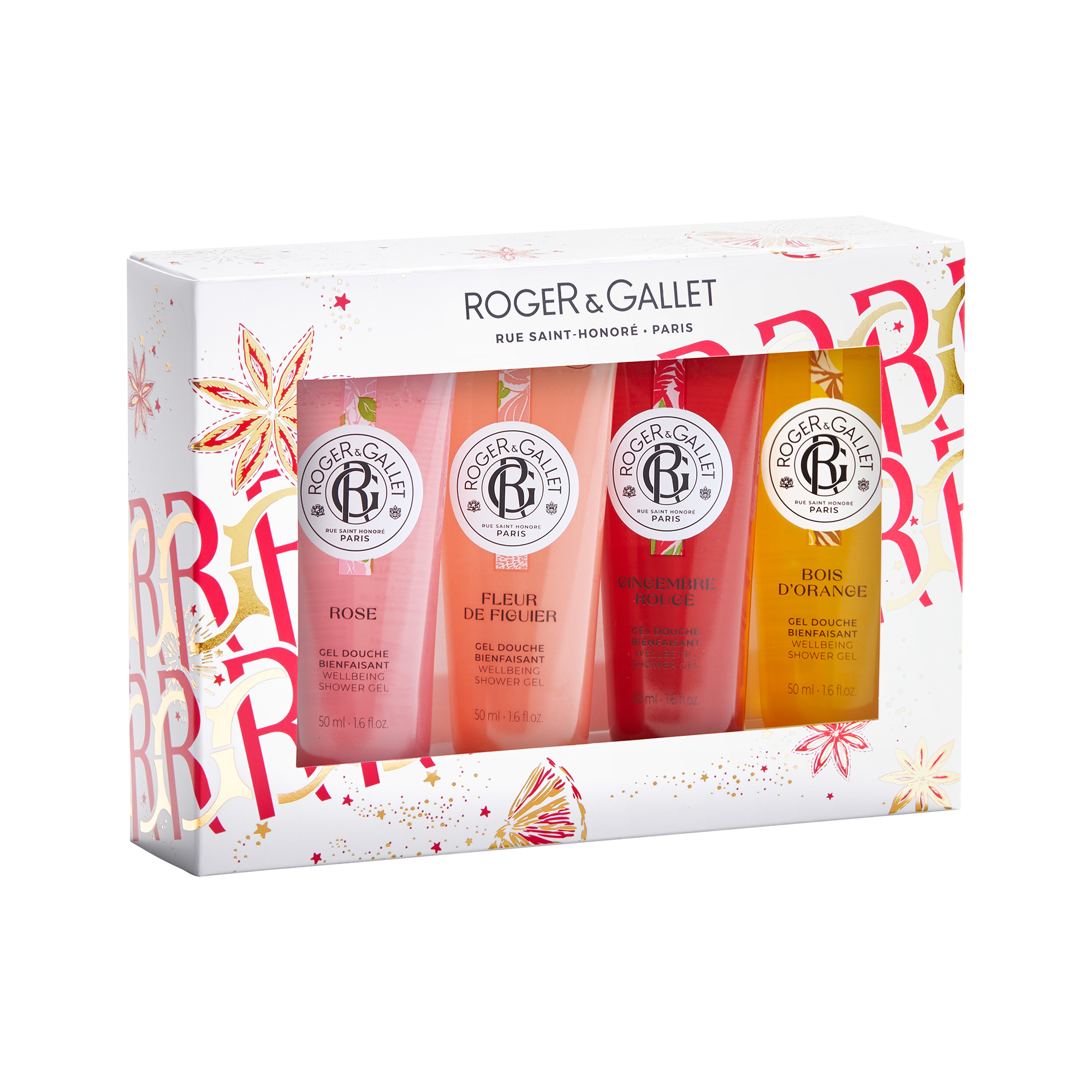 Coffret 4 Gels Douche 50ml