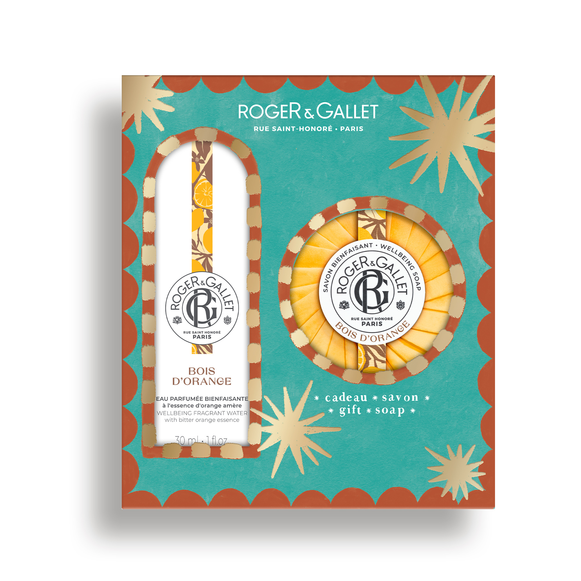 Roger & Gallet Coffret Eau Parfumée Bienfaisante Bois d' 100ml et sa Bougie Parfumée - vue 2