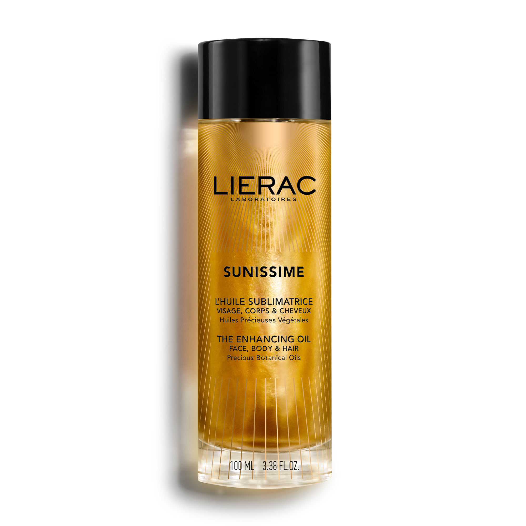 Lierac Sunissime The Sublimating Oil huile pailletée visage, corps et cheveux 100 ml