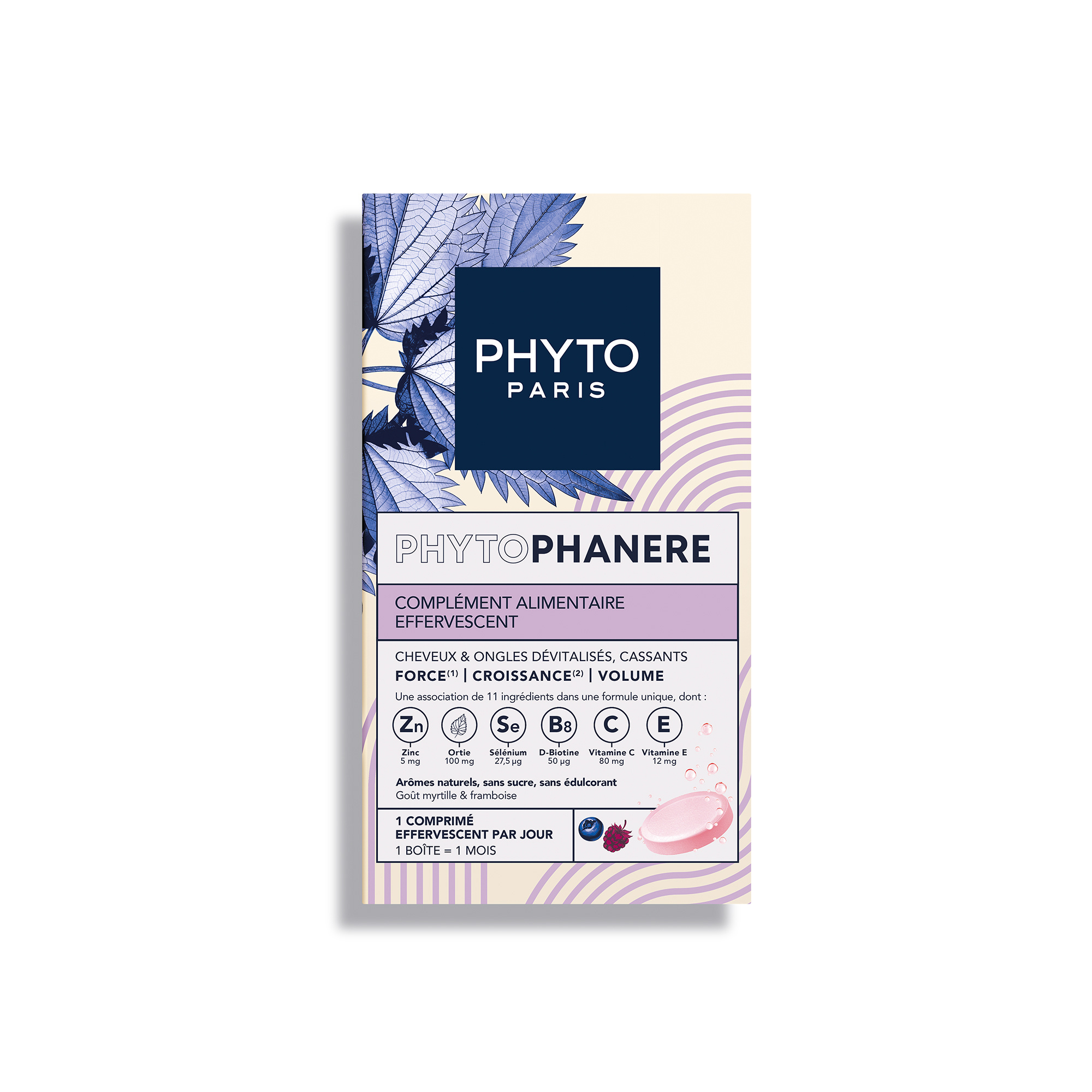 Phyto Phytophanere – Complément Alimentaire Effervescent Cheveux – 15 Comprimés X 2 Tubes - vue 6