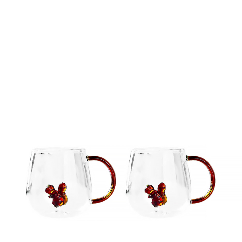 SECRET DE GOURMET Lot de 6 Tasses à Café Roma 8cl Bleu Clair pas cher