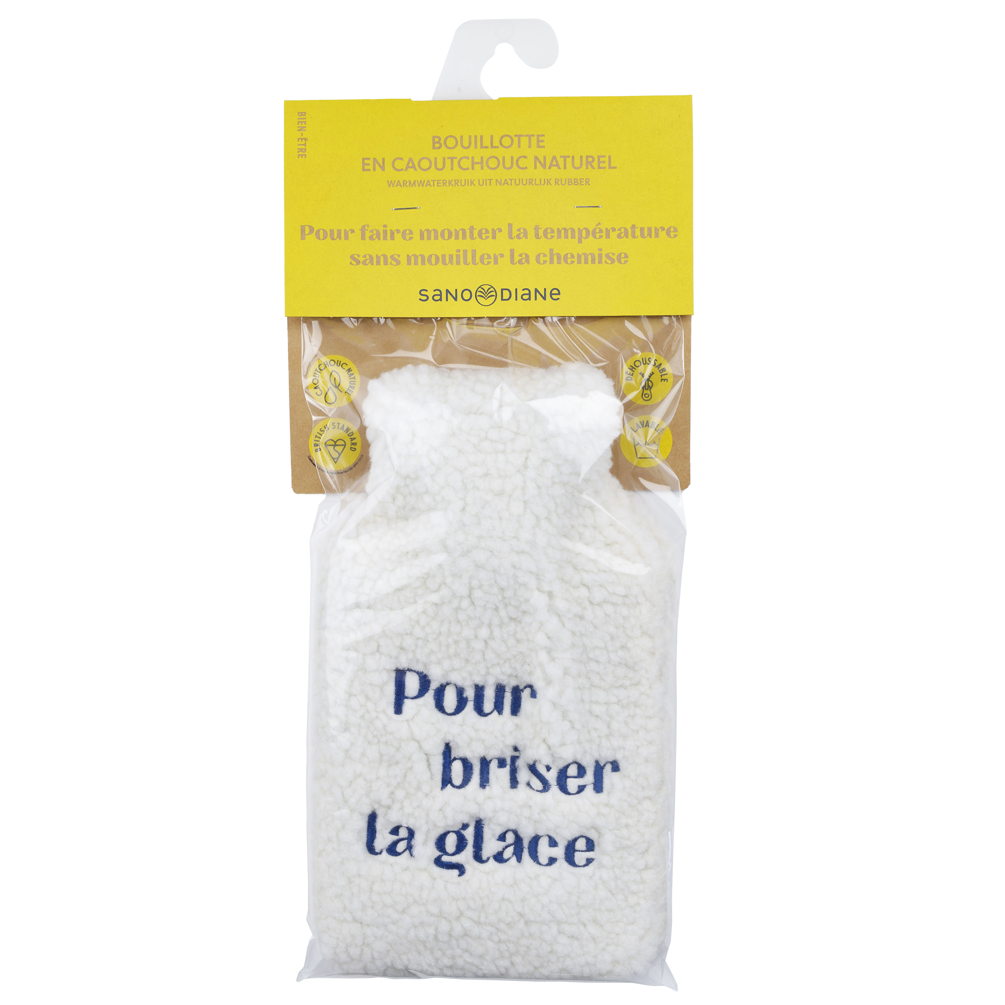 Sanoflore Bouillotte Caoutchouc 1L Humour