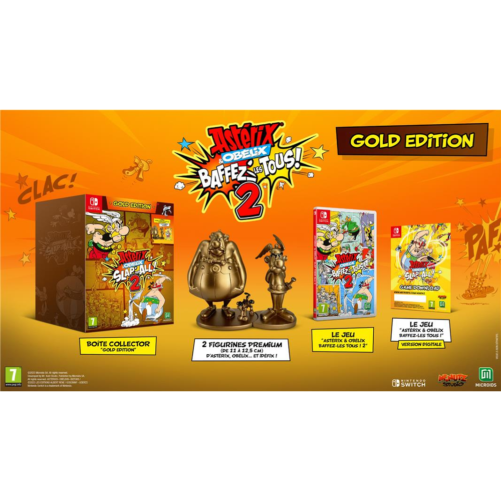 Astérix & Obélix : Baffez-les tous ! 2 - édition gold (SWITCH)