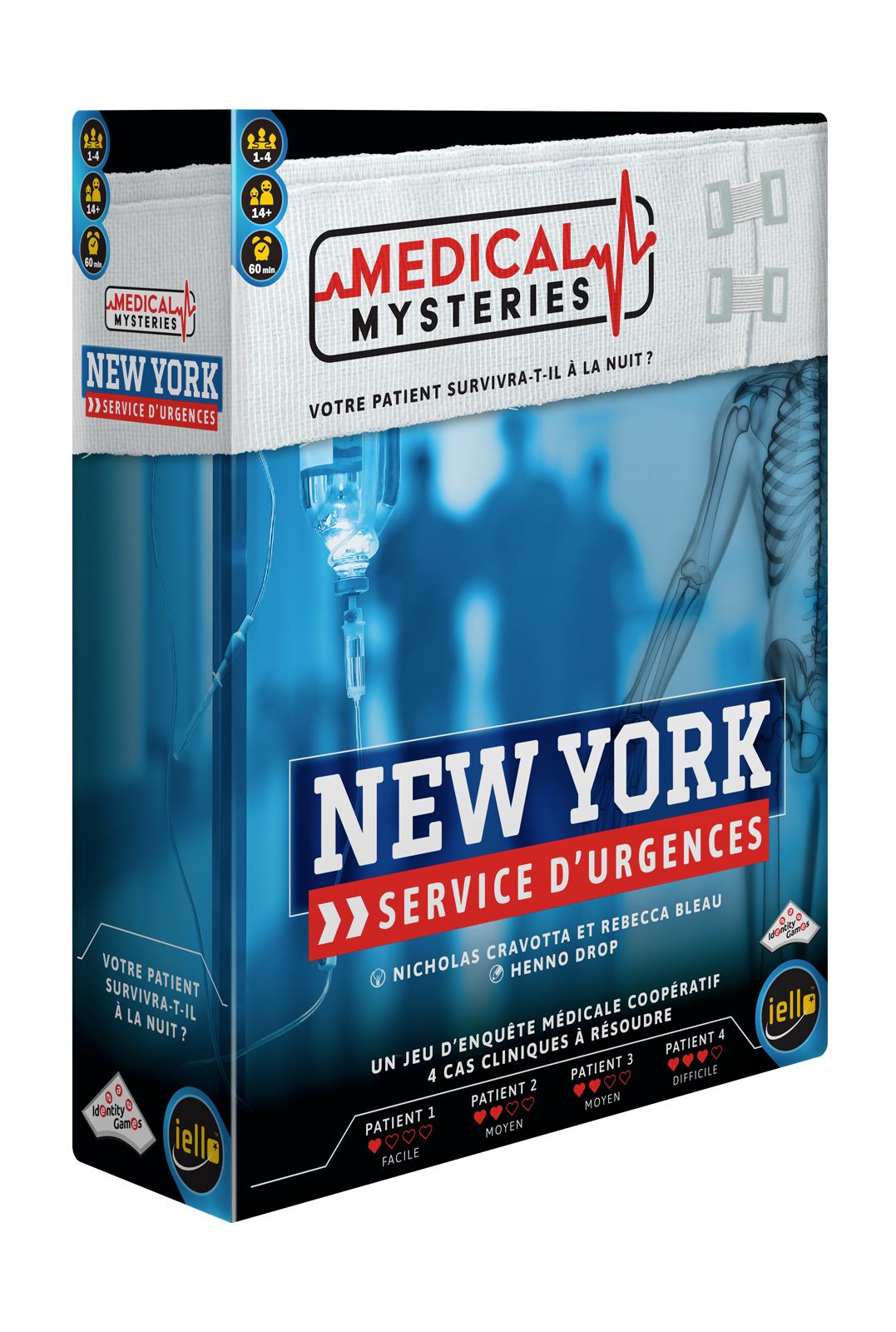 Jeu d'enquête Iello Medical Mysteries New York - vue 3