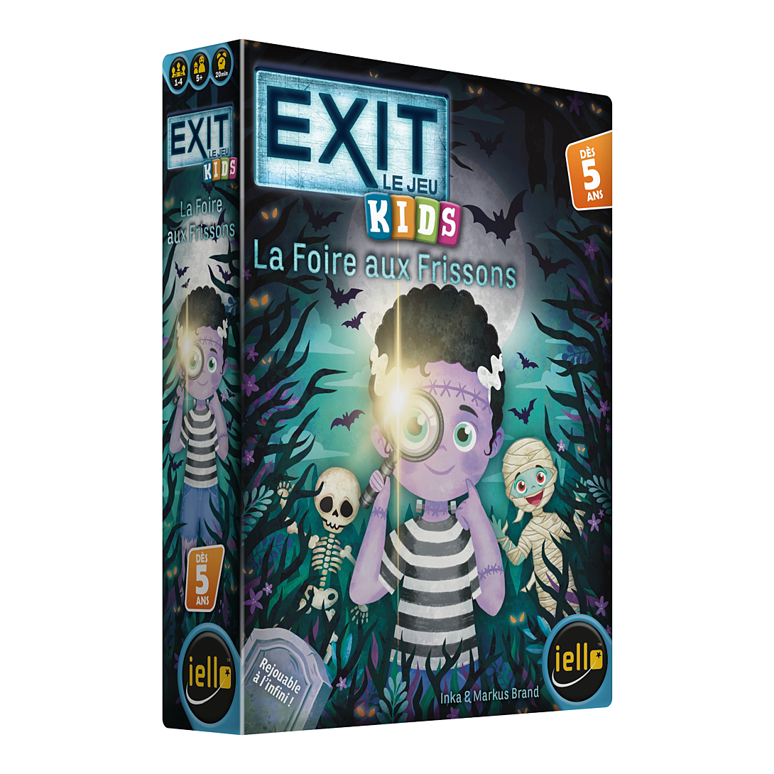 Jeu d'escape game Iello Exit Kids : La Foire aux Frissons - vue 3