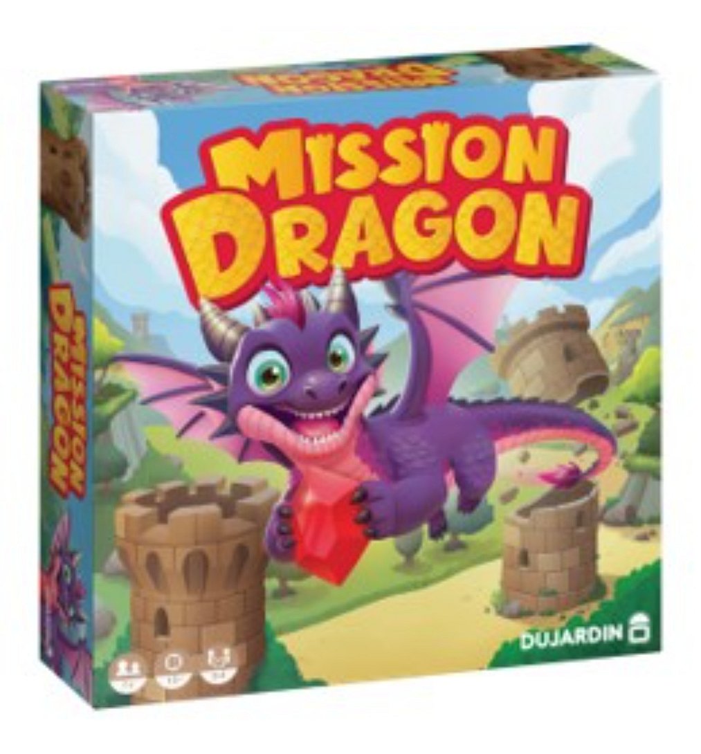 Dujardin Mission Dragon | Jeu de société Enfant | Jeu d'action adresse et Construction | Vole Les Rubis Avant de réveiller Le Dragon destructeur | Jeu Familial Amusant | 2 à 4 Joueurs | Dès - vue 10