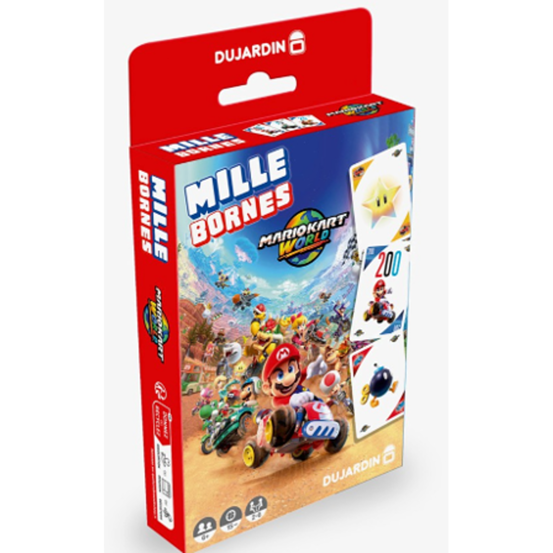 Jeu d'ambiance Dujardin Mille Bornes Pocket Mario Kart World - vue 8