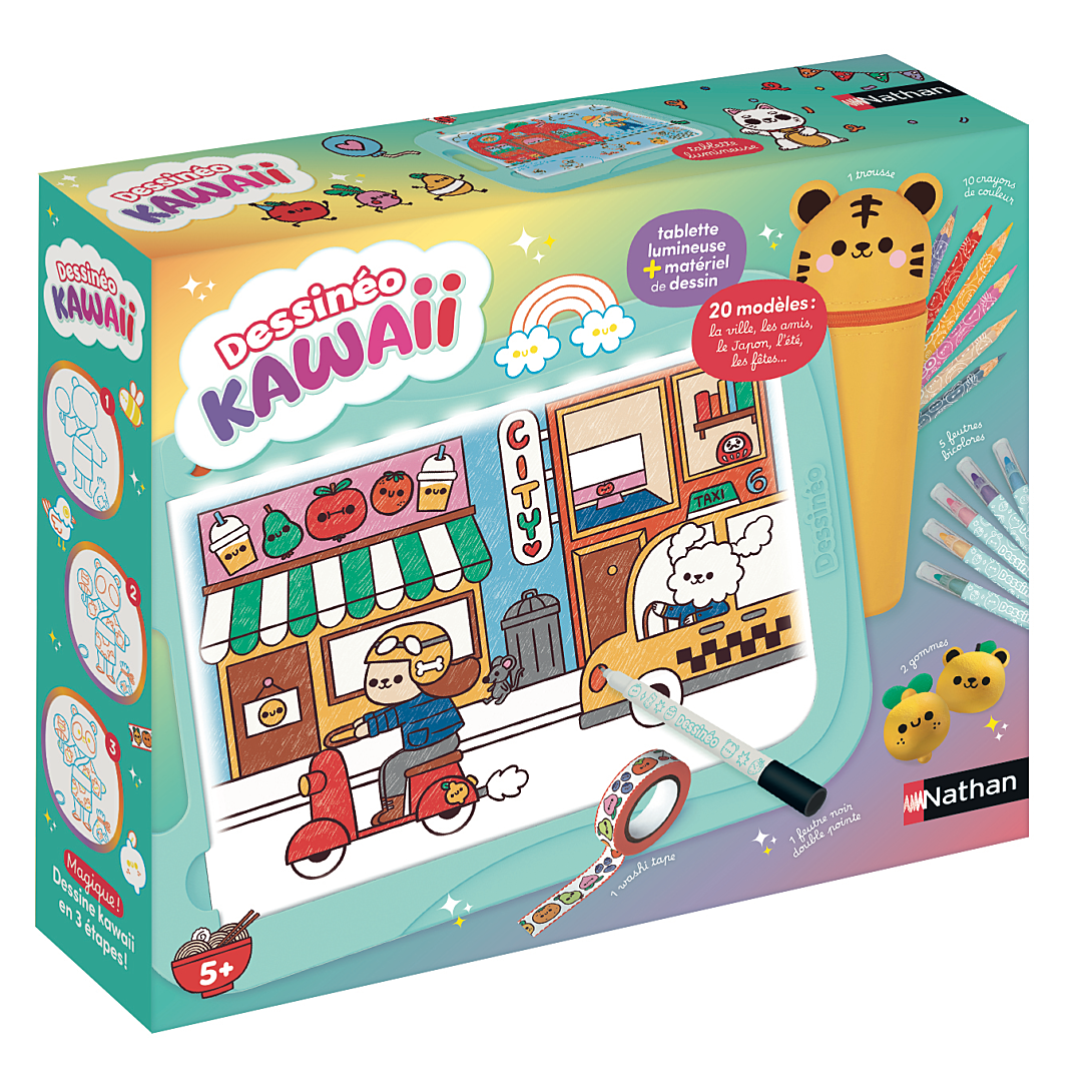 Nathan Jeu de loisirs créatifs - Dessinéo Kawaii - Dès 5 ans - vue 2
