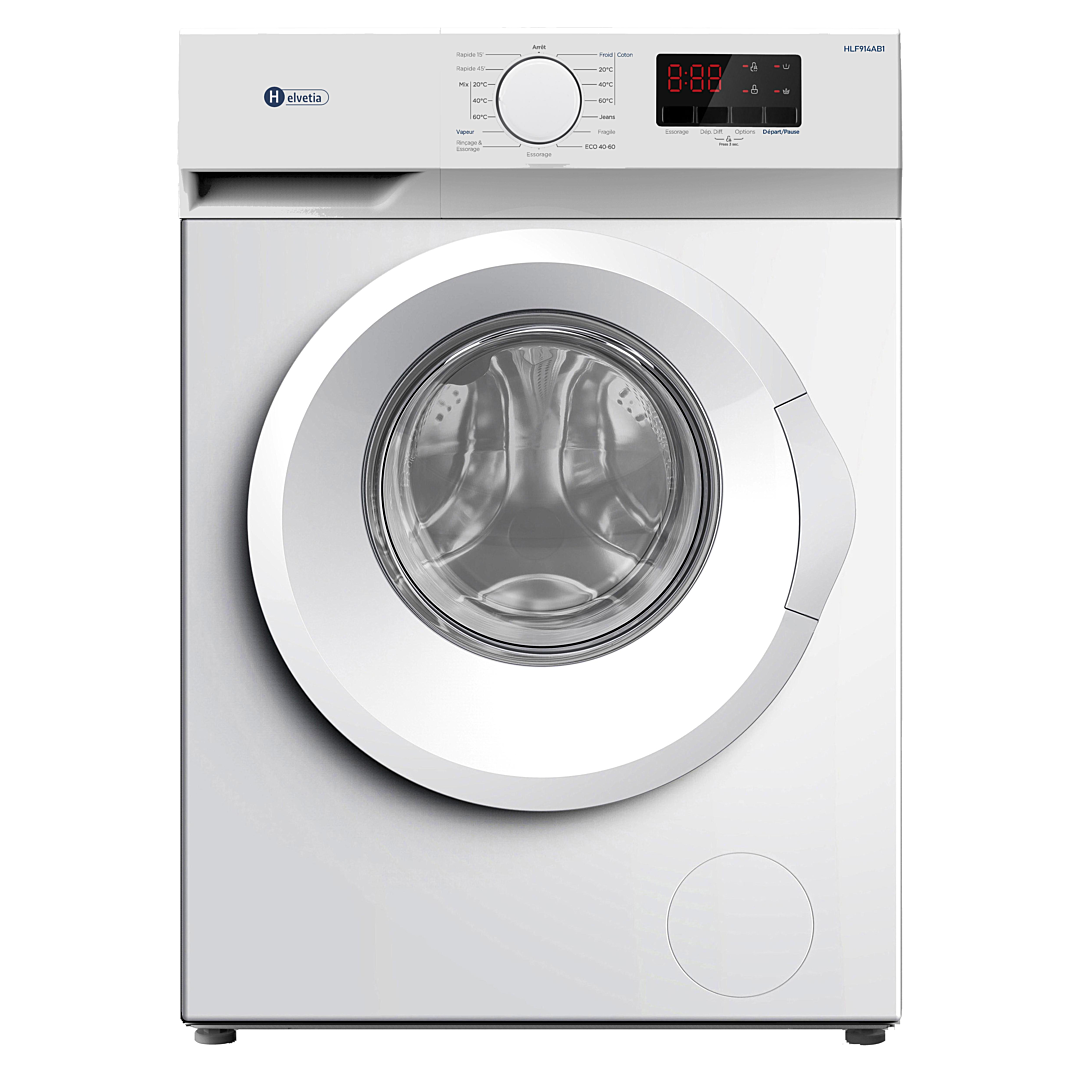 LAVE LINGE FRONT 9KG 1400TRS HELVETIA HLF914AB1