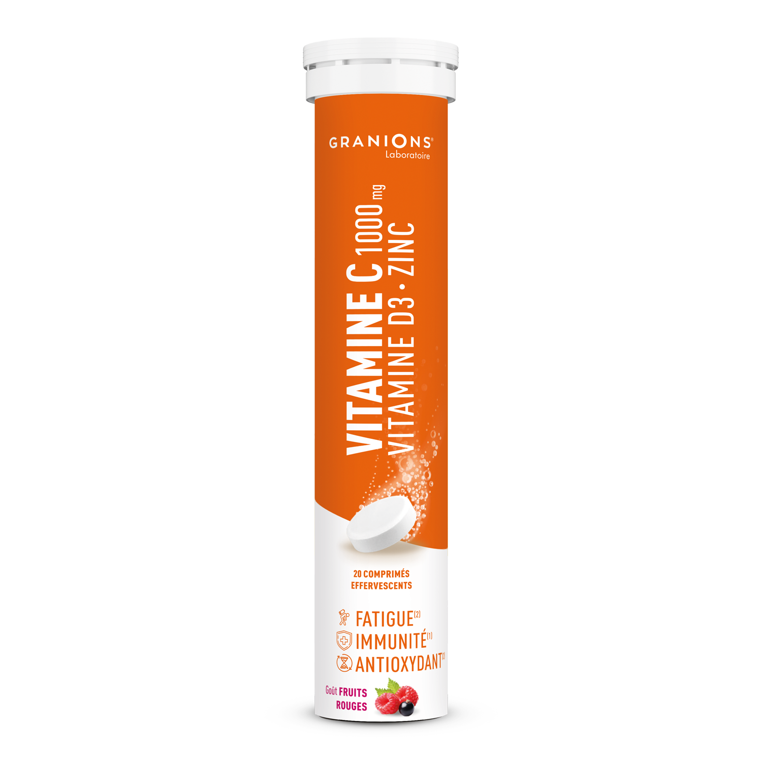 Granions Vitamines C D3 & Zinc Effervescent