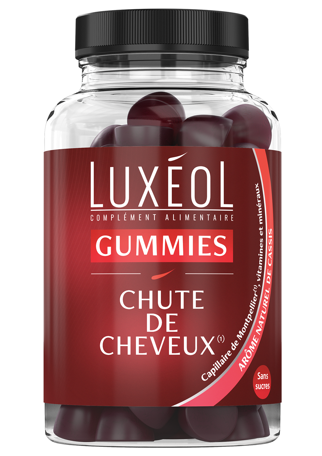 Luxéol Compléments alimentaires chute des cheveux 60 gummies