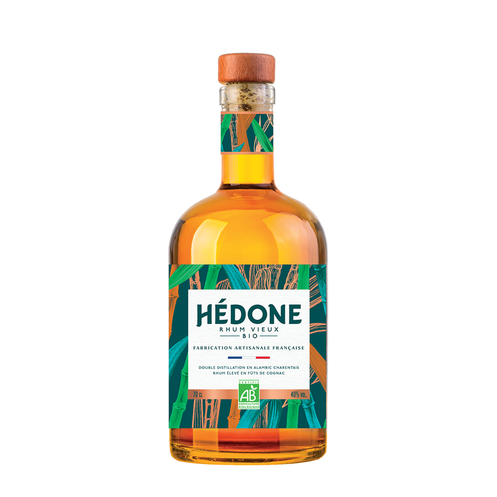 Rhum vieux Hédone BIO - France, 40 % vol. - 70 cl