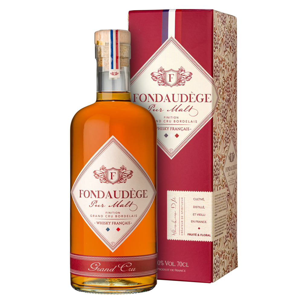 Whisky Blended Malt Fondaudège Grand Cru - France, 40 % vol. - 70 cl