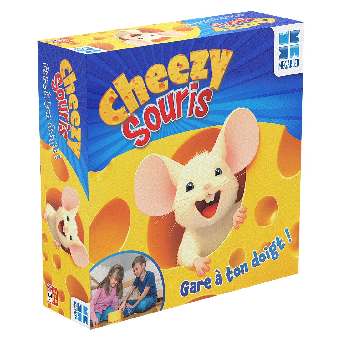 Megableu CHEEZY Jeux de Société Enfant des + Jeu Rigolo Famille et Groupes Idée Cadeau Anniversaire Noël Jeu de Societe Drôle 2 à 4 Joueurs Version Française - vue 10