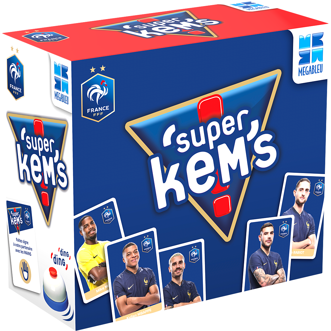 Jeu De Cartes Megableu 678330 – Super Kems FFF, 4 Joueurs, Dès 6 Ans - vue 4