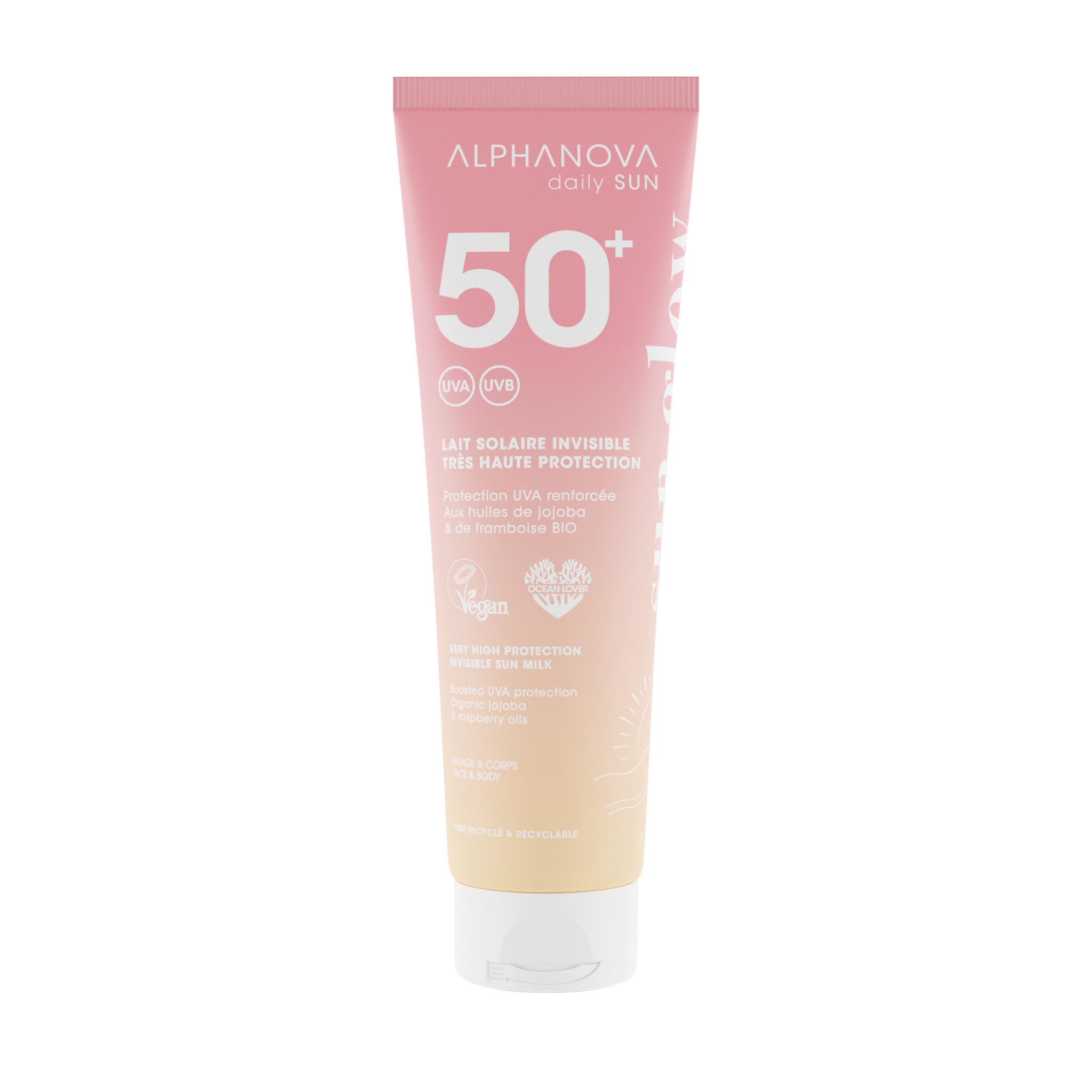 Alphanova Daily Sun Lait solaire SPF50+ Sun Glow 150ml
