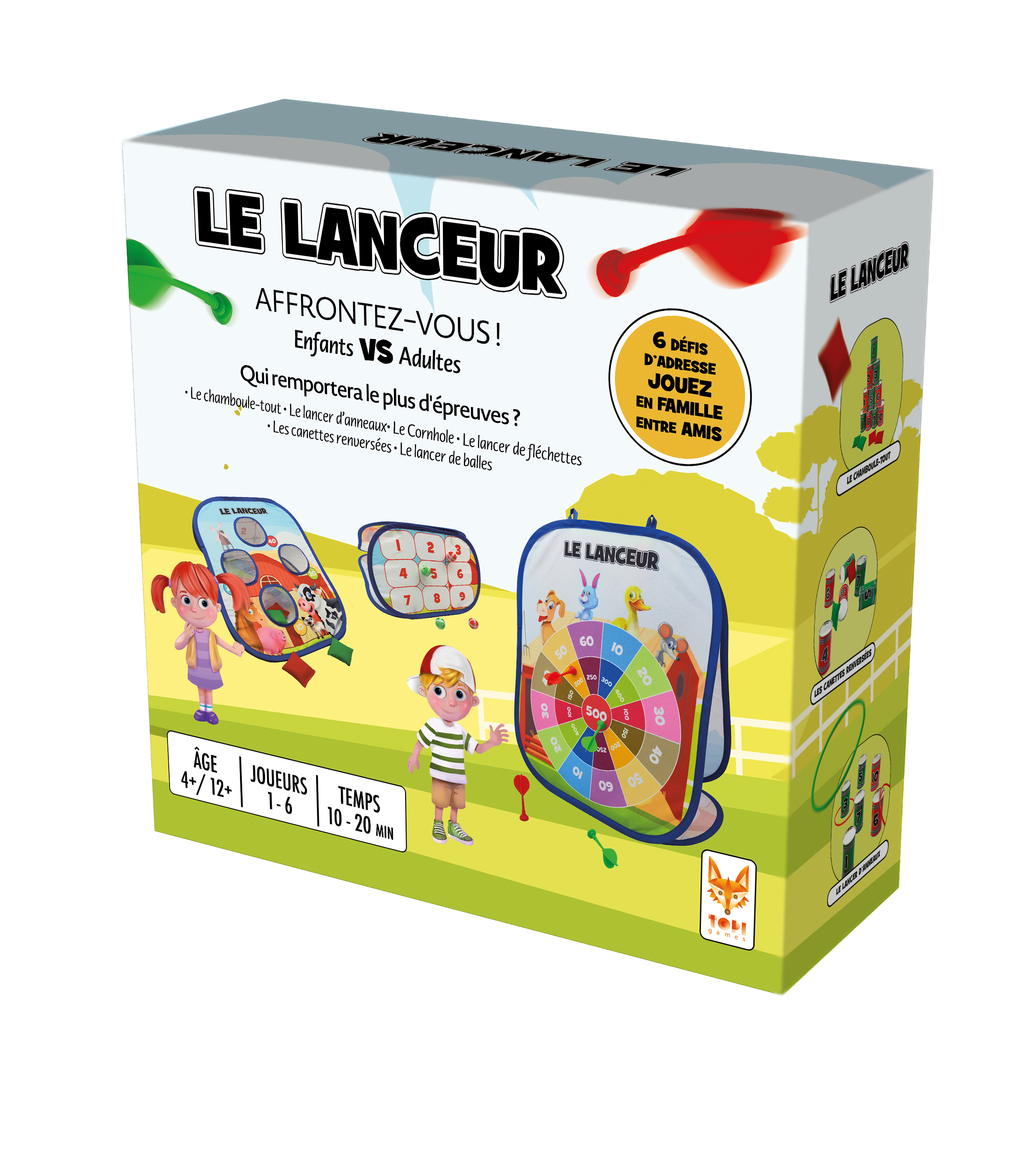TOPI GAMES LE LANCEUR - Jeu de soci&eacute;t&eacute; -  - 1 &agrave; 20 joueurs - D&egrave;s 7 ans