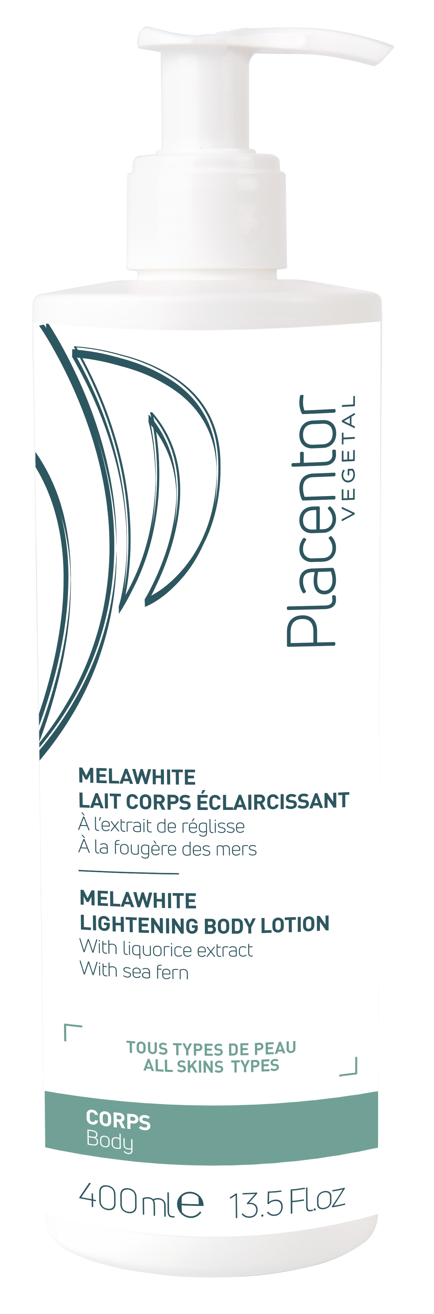 DS White Lait corporel aux actifs éclaircissants 400ml