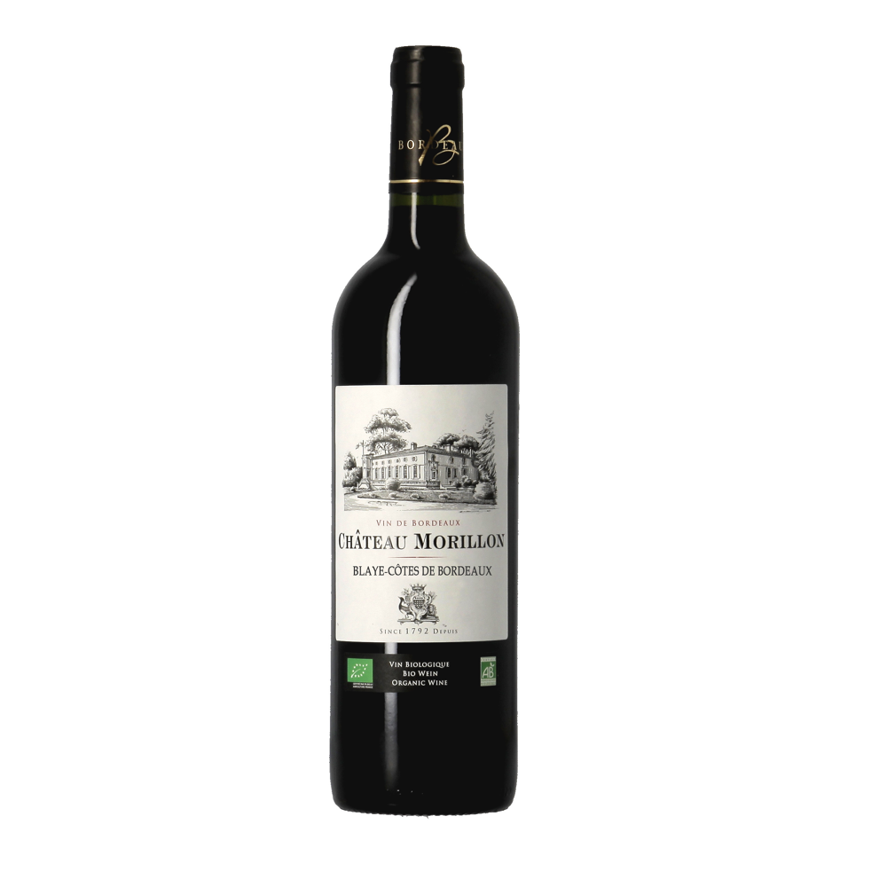 Château Morillon BIO, 2020 - Blaye Côtes de Bordeaux AOP - Rouge - 75 cl