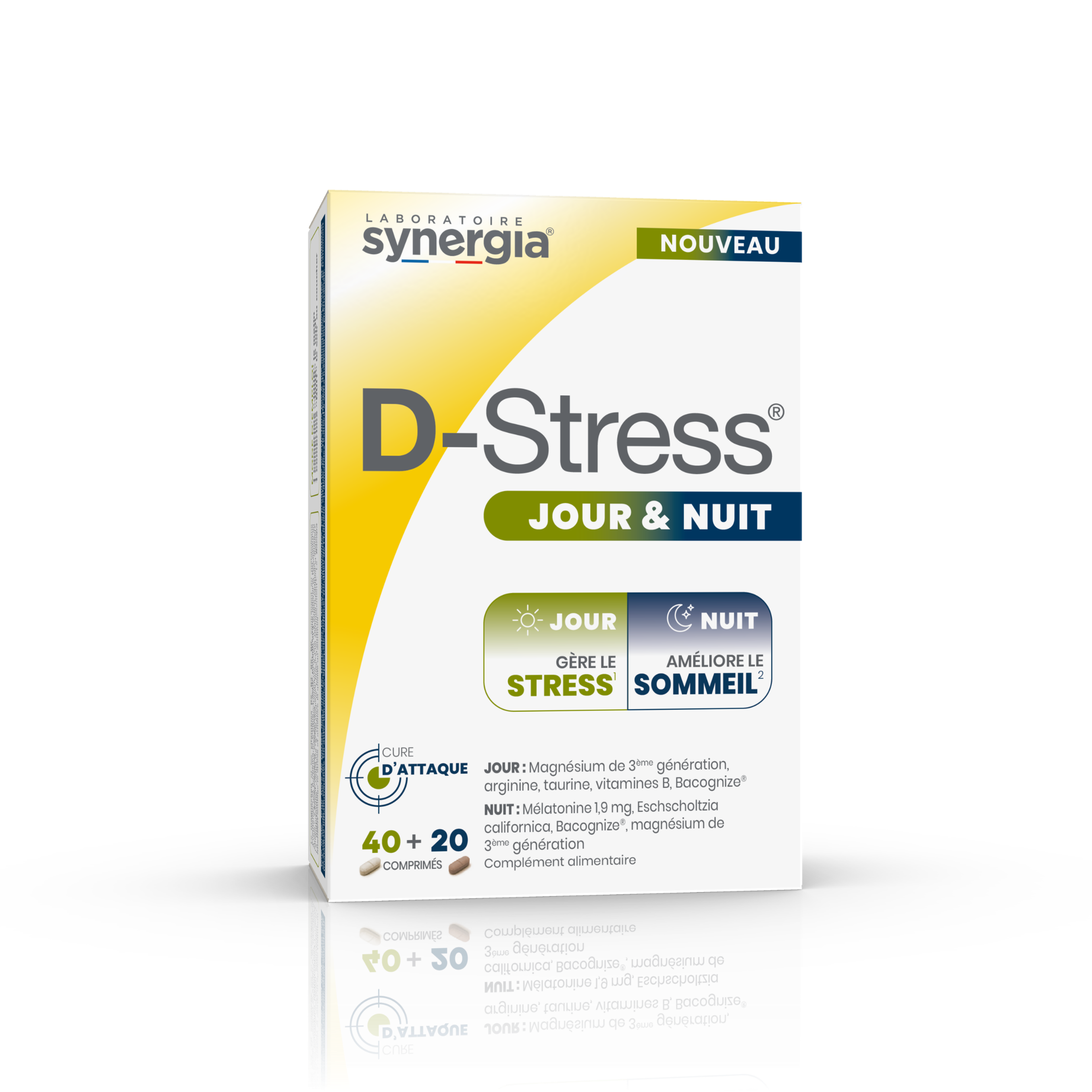 D-Stress Jour & Nuit - Boite de 60 Comprimés