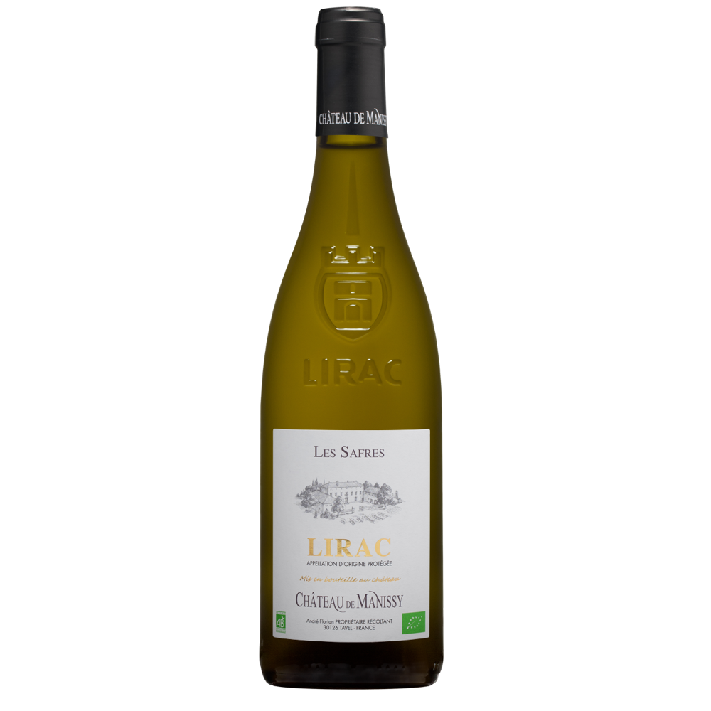 Château de Manissy Les Safres BIO, 2022 - Lirac AOP - Blanc Sec - 75 cl