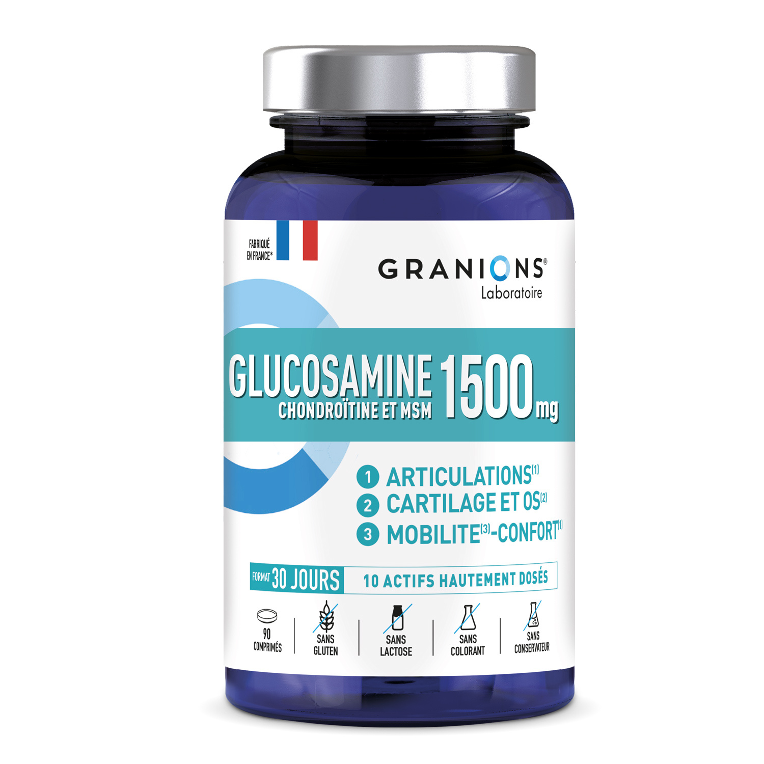 Granions Glucosamine 1500mg 90 Comprimés