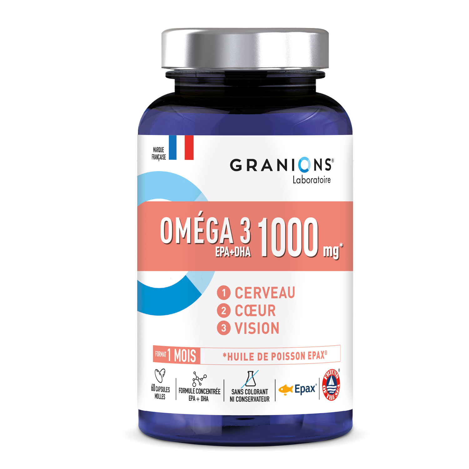 Granions Omega 3 1000mg - 60 Capusules Molles