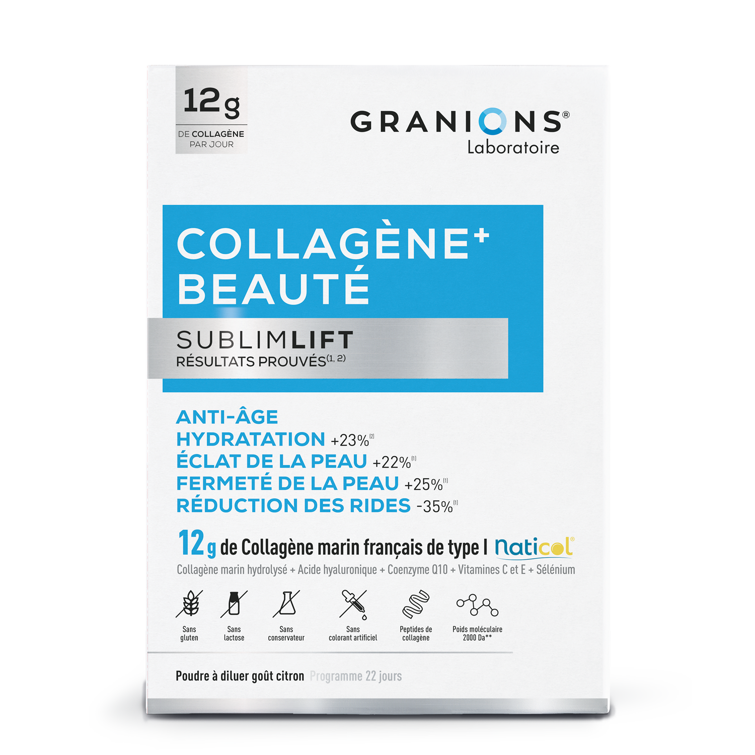 Complément Alimentaire Collagène + Beauté Granions Le Programme De 22 Jours