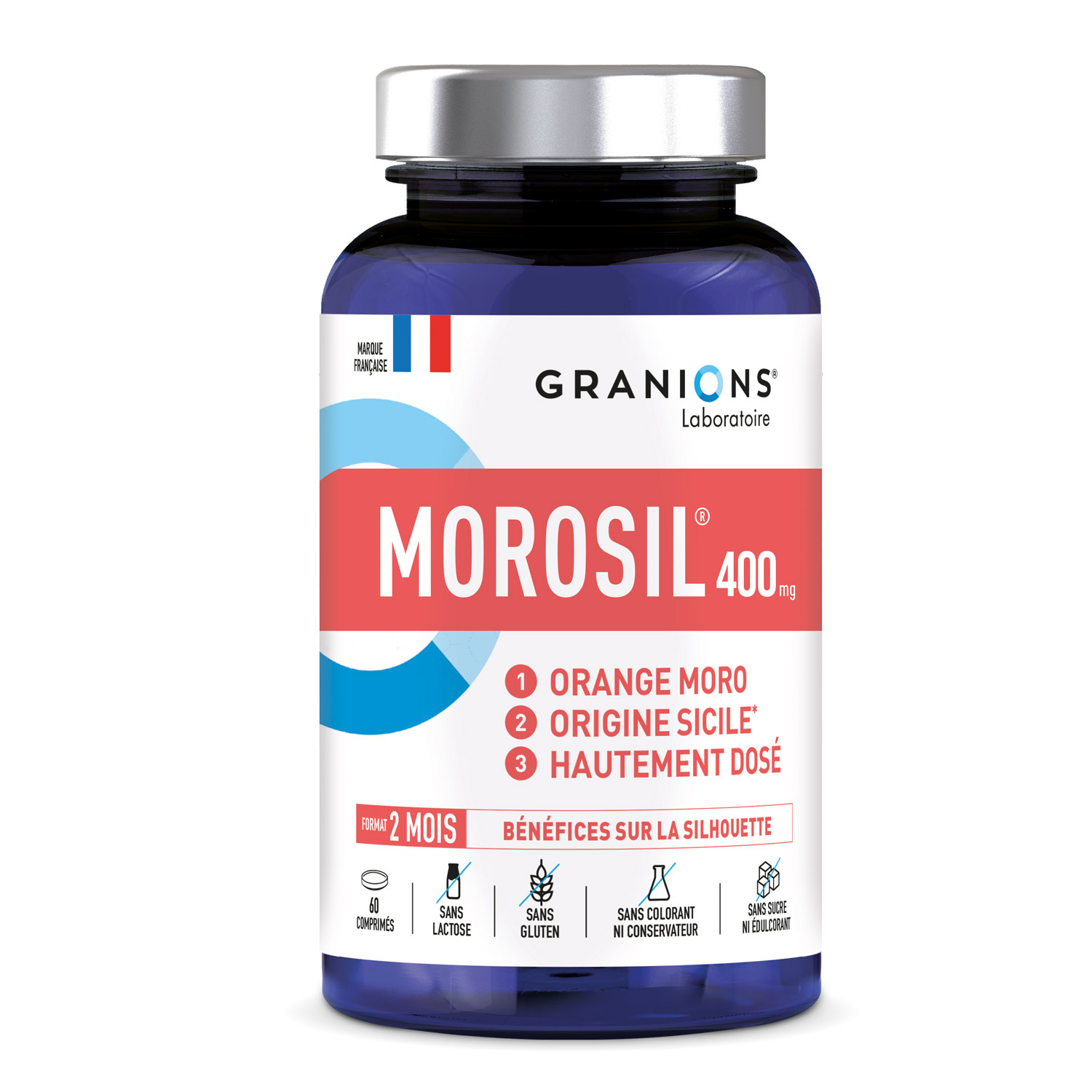 Granions Morosil 400mg Silhouette 60 Comprimés - vue 9