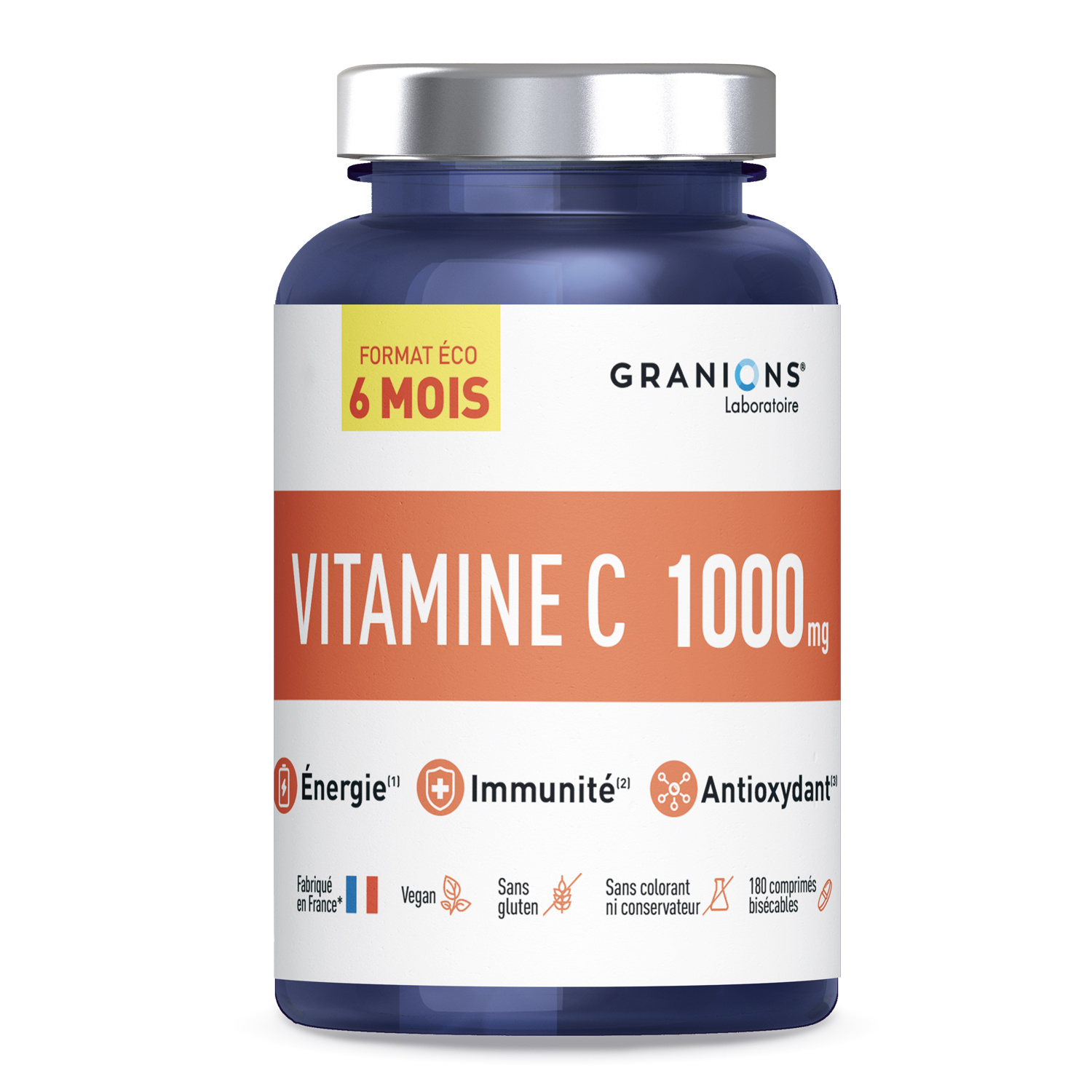 Complément Alimentaire Énergie & Vitalité Granions La Boîte De 90 Gélules - vue 2