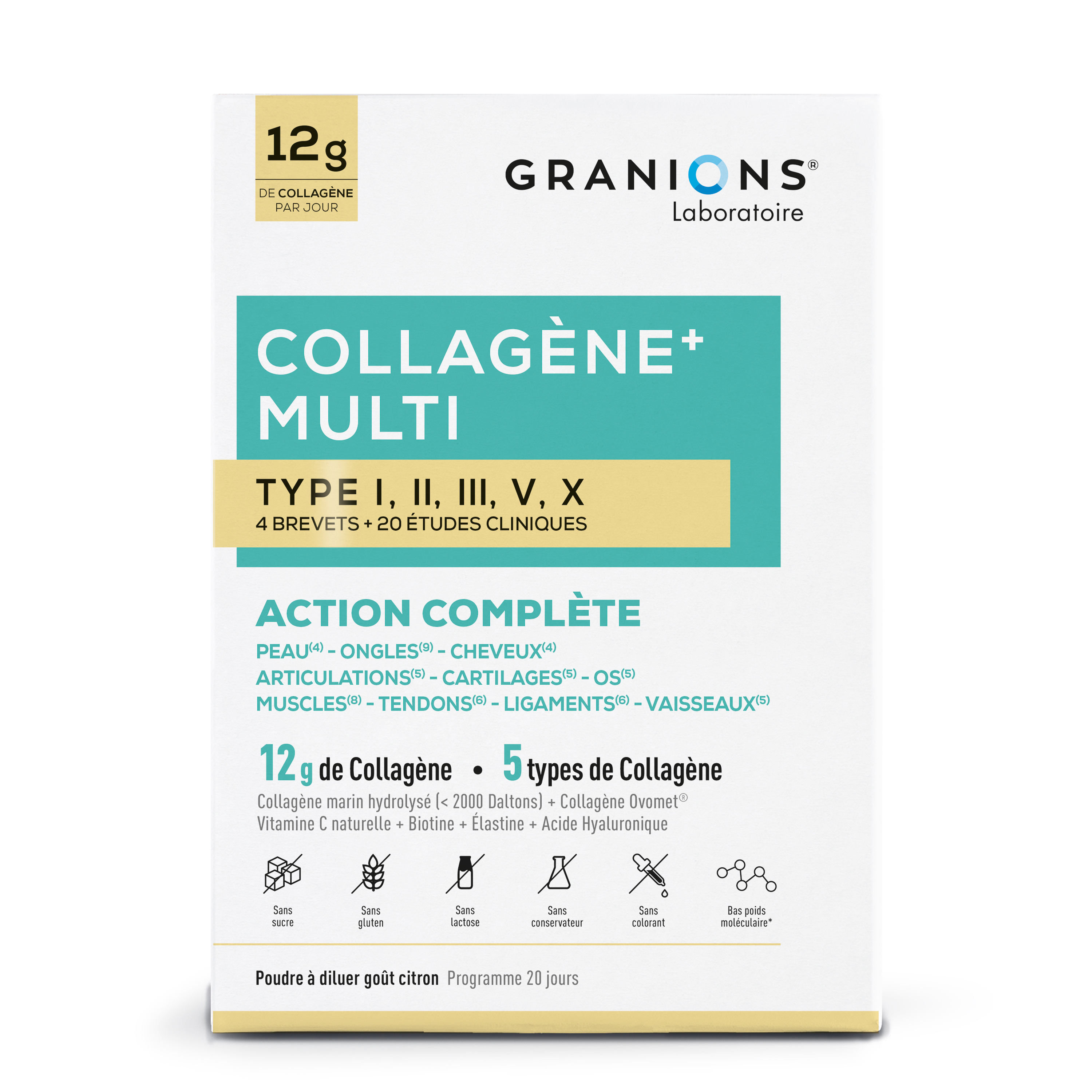 Granions Collagène Type I II III V X