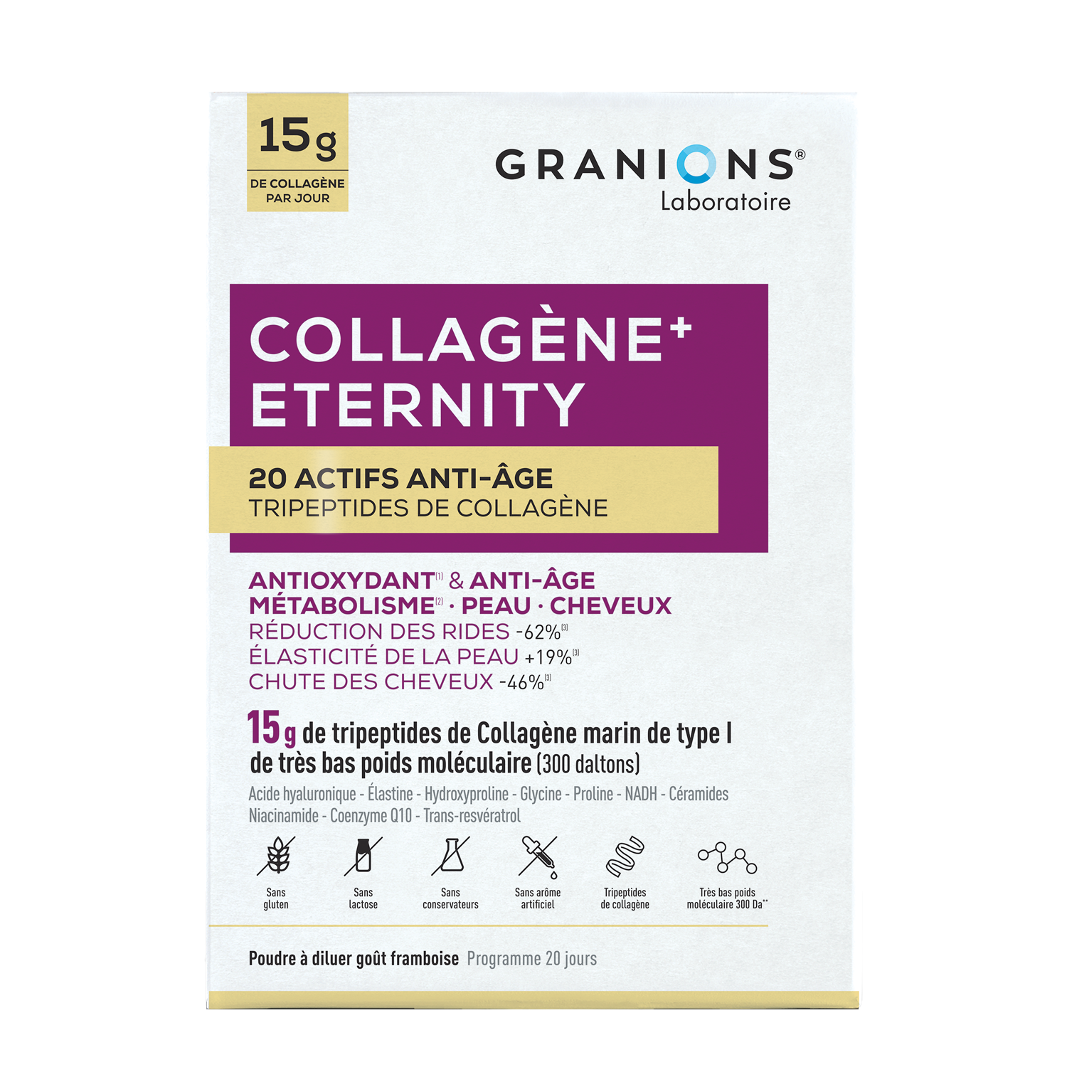 Granions Collagene Eternity Tripeptides de collagène