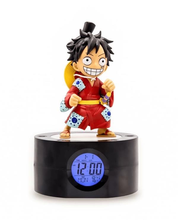 Teknofun Réveil figurine - Wano Kuni Luffy One Piece Rouge - vue 4