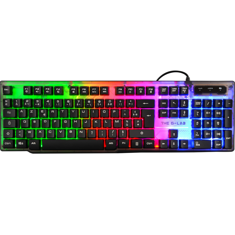 Clavier gaming The G-Lab Keyz Neon