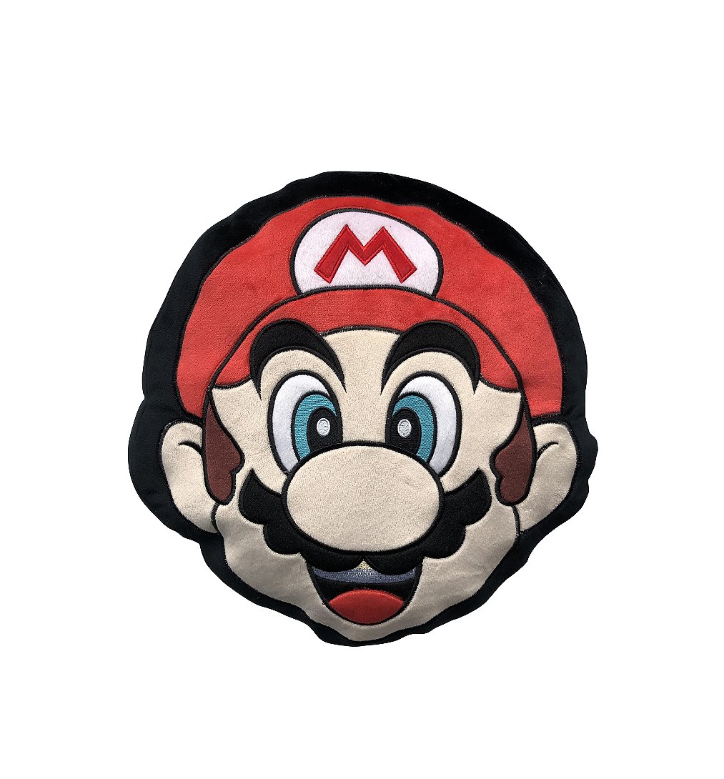Coussin Peluche forme Mario