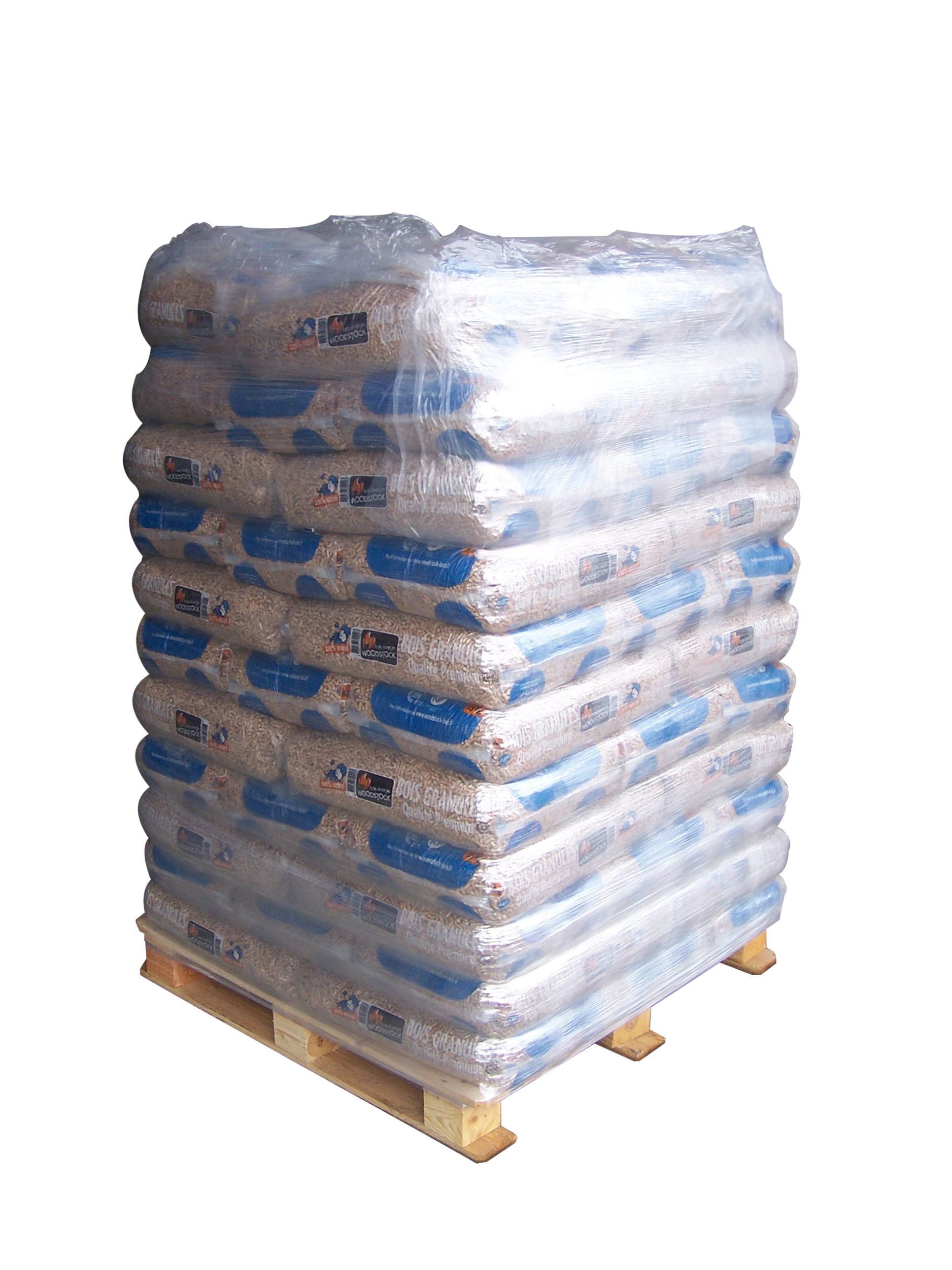 Lot de 3 WOODSTOCK BOIS GRANULES palette de 66 Sac de 15 kg - vue 2