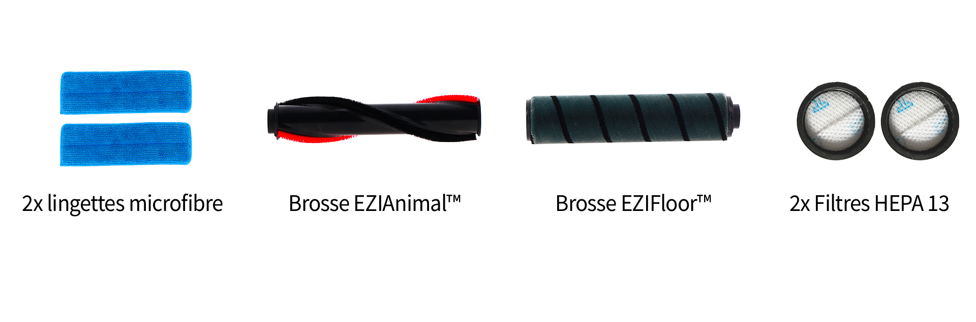 Pack Filtres - EZIclean® Air Pure 500 & 500i - Accessoire Aspirateur Et