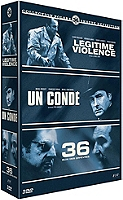 coffret polars 3 films : légitime violence ; un condé ; 36 quai des orfèvres