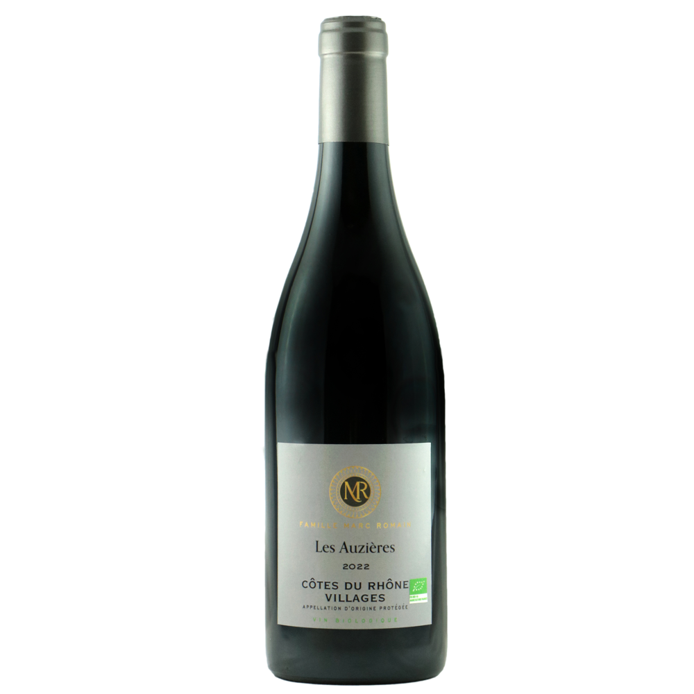 Famille Marc Romain Les Auzières BIO, 2022 - Côtes du Rhône Villages AOP - Rouge - 75 cl